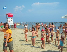 animazione in spiaggia